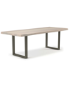 URBIA URBIA BROOKS 79IN U BASE DINING TABLE