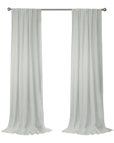 Habitat Sierra Light-filtering Dual Header 52x95 Curtain Panel In White