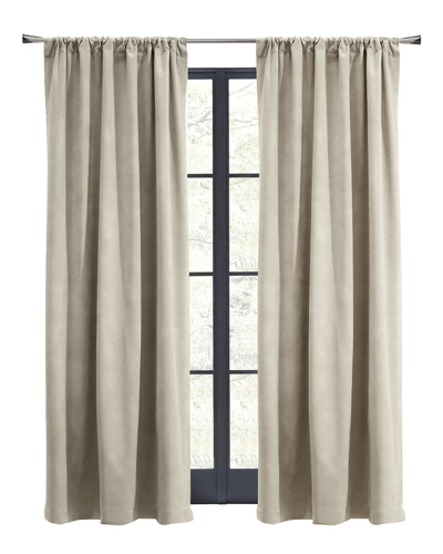 Thermalogic Seren Room-darkening Dual Header 50x63 Curtain Panel In Grey
