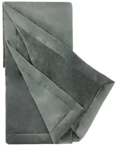 Habitat Seren Velvet Plush Throw In Charcoal