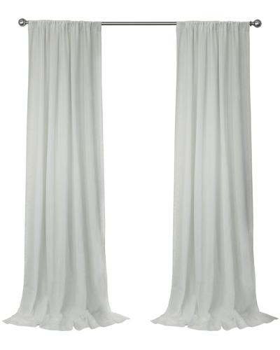 Habitat Sierra Light-filtering Dual Header 52x108 Curtain Panel In White