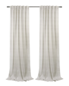 Habitat Austin Light-filtering Dual Header 52x108 Curtain Panel In White