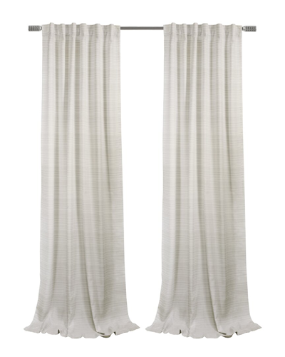 Habitat Austin Light-filtering Dual Header 52x108 Curtain Panel In White