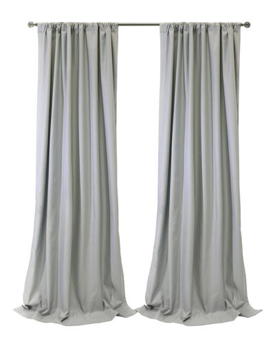 Thermaplus Brooklyn Blackout Dual Header 52x84 Curtain Panel In Grey