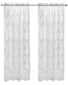 Habitat Limoges Sheer Rod Pocket 55x63 Curtain Panel In White