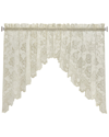 HABITAT HABITAT LIMOGES SHEER ROD POCKET 72X32 SWAG VALANCE SET