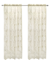 Habitat Limoges Sheer Rod Pocket 55x84 Curtain Panel In Ivory