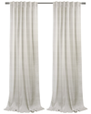 Habitat Austin Light-filtering Dual Header 52x63 Curtain Panel In White