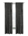 Thermalogic Seren Room-darkening Dual Header 50x84 Curtain Panel In Charcoal