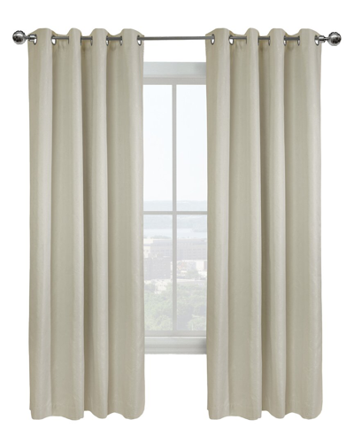 Thermaplus Vigo Blackout Grommet 52x108 Curtain Panel In White