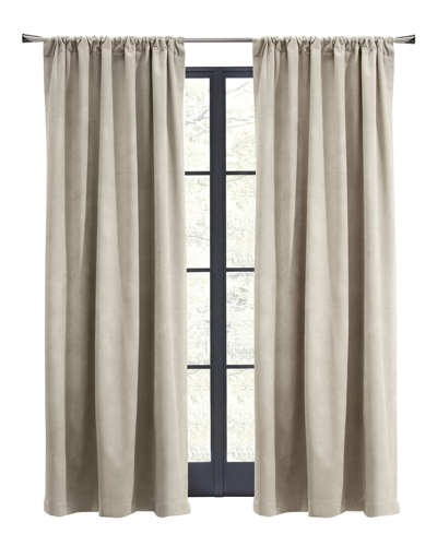 Thermalogic Seren Room-darkening Dual Header 50x84 Curtain Panel In Grey