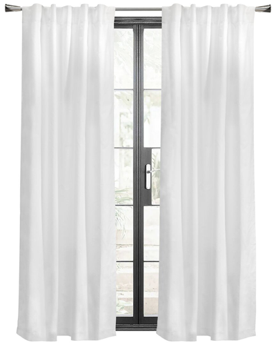 Thermalogic Weathermate Topsions Set Of 2 Room-darkening 40x63 Curtain Panels In White