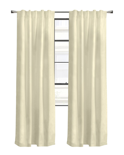 Thermalogic Weathermate Topsions Set Of 2 Room-darkening 40x84 Curtain Panels In Beige