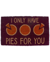Entryways Pies For You Coir Doormat In Brown