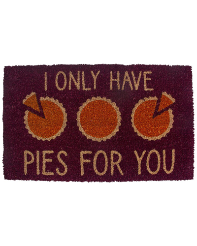 Entryways Pies For You Coir Doormat In Brown