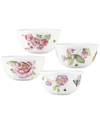 LENOX LENOX BUTTERFLY MEADOW BLOOM 4PC DESSERT BOWL SET