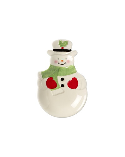 Lenox Hosting The Holidays Snowman Spoon Rest In Multicolor