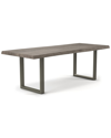 URBIA URBIA BROOKS 79IN U BASE DINING TABLE