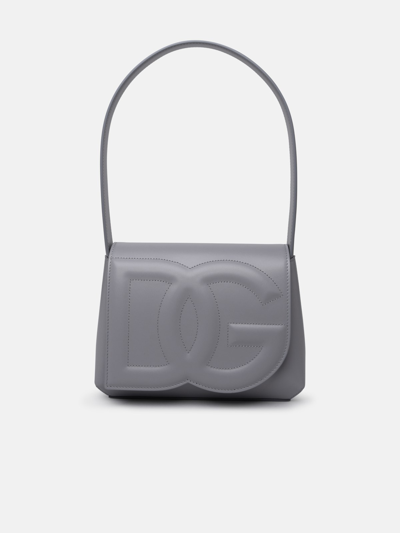 Dolce & Gabbana Tracolla Logo In Grey