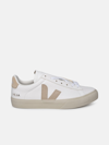 VEJA IVORY CHROMEFREE LEATHER FIELD SNEAKERS