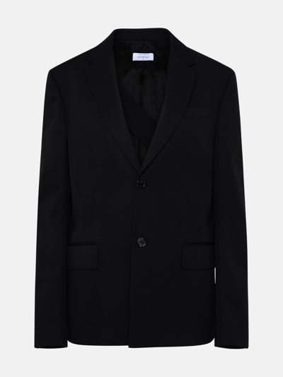 Off-white Black Wool Blazer Jacket