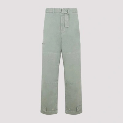 Lemaire Military Trousers In Gr Hedge Green