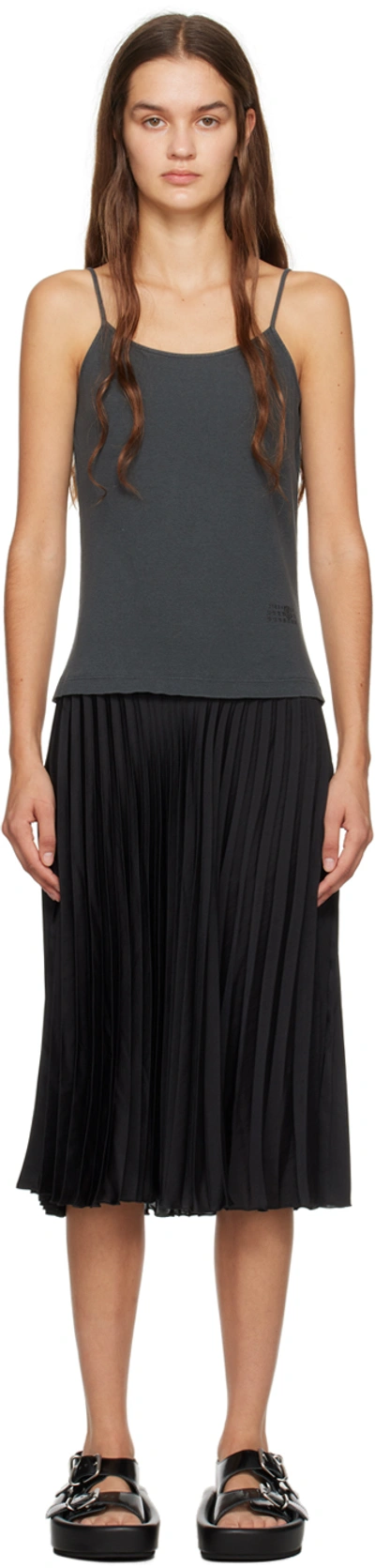 Mm6 Maison Margiela Dress In 955 Anthracite
