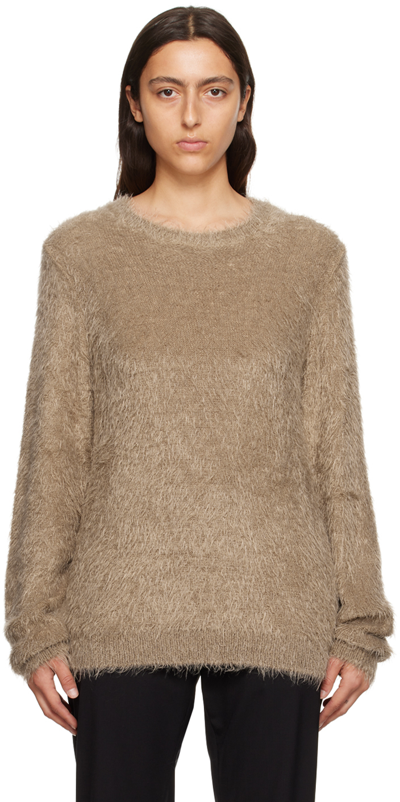 Alyx Beige Crewneck Sweater In Beg0003 Tan