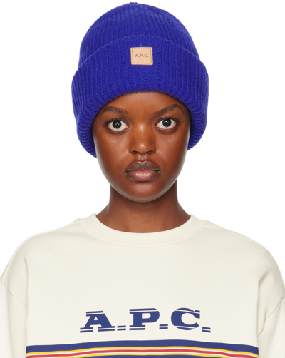 Apc Michelle Beanie In Blue