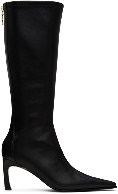 Versace Jeans Couture Black Mandy Boots In E899 Black