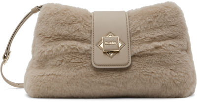 Max Mara Beige Teddy Bag In 002 Sand