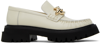 FERRAGAMO OFF-WHITE INGRID LOAFERS