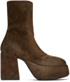 MARSÈLL BROWN TACPLAT BOOTS