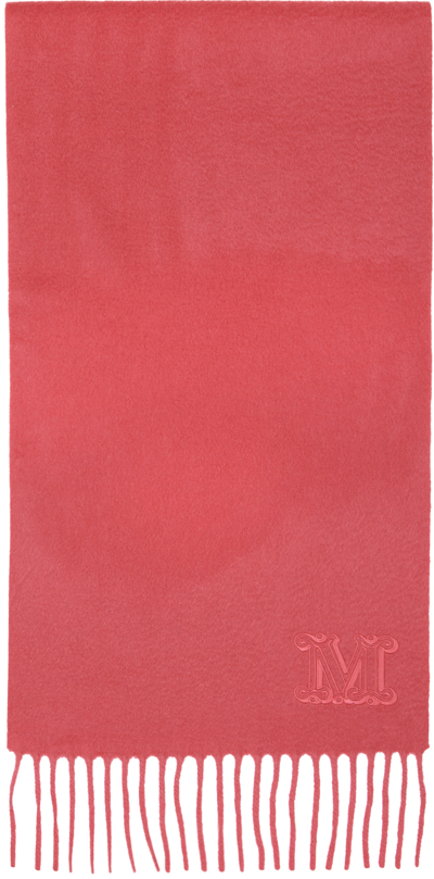 Max Mara Dalia Cashmere Scarf In 084 Raspberry