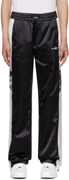 Amiri Black Hawaiian Print Track Pants In Black