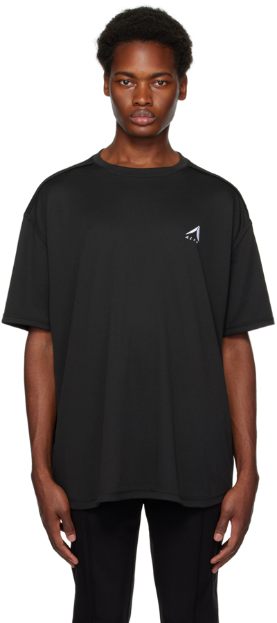 Alyx Logo-embroidered Mesh T-shirt In Black