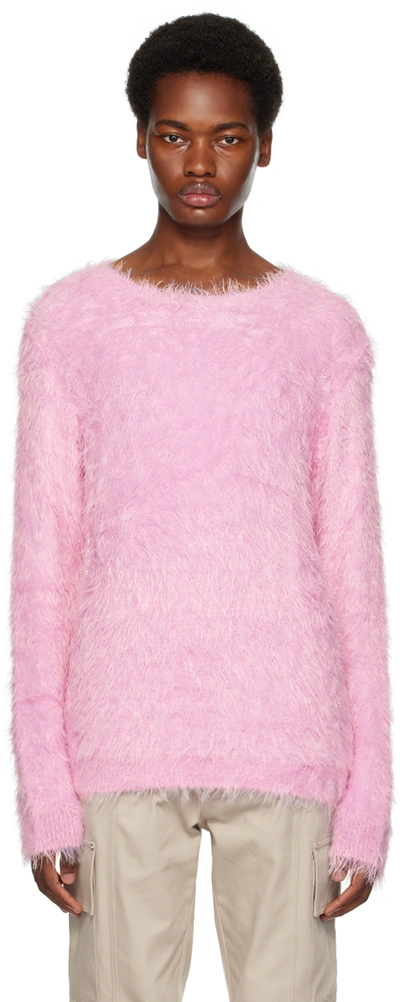 Alyx Pink Crewneck Sweater In Pnk0006 Soft Pink