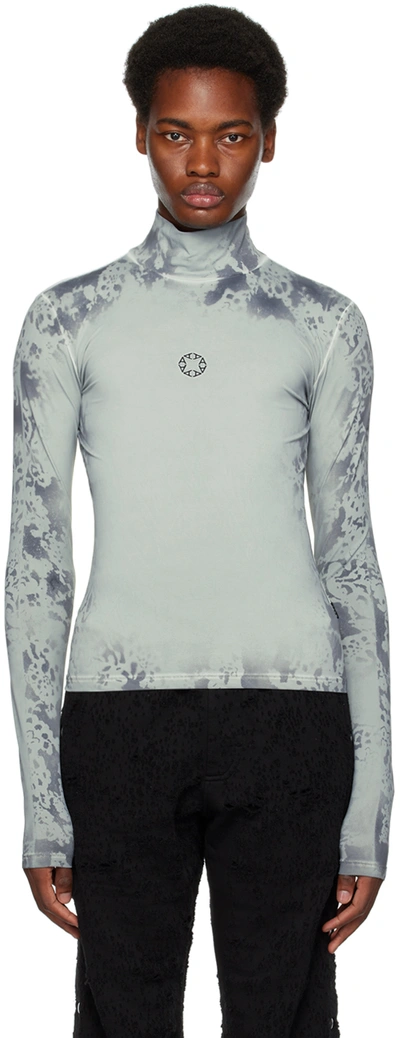 Alyx Gray Lace Spray Turtleneck In Gry0004 Light Grey