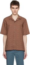 PAUL SMITH BROWN MINI TILE SHIRT