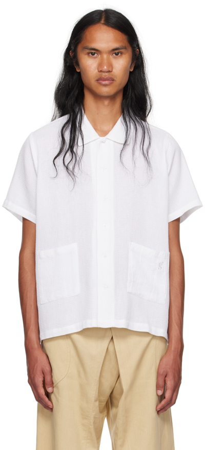 Gimaguas Enzo Cotton S/s Shirt In White