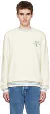 PS BY PAUL SMITH OFF-WHITE FLOWER SWEATSHIRT