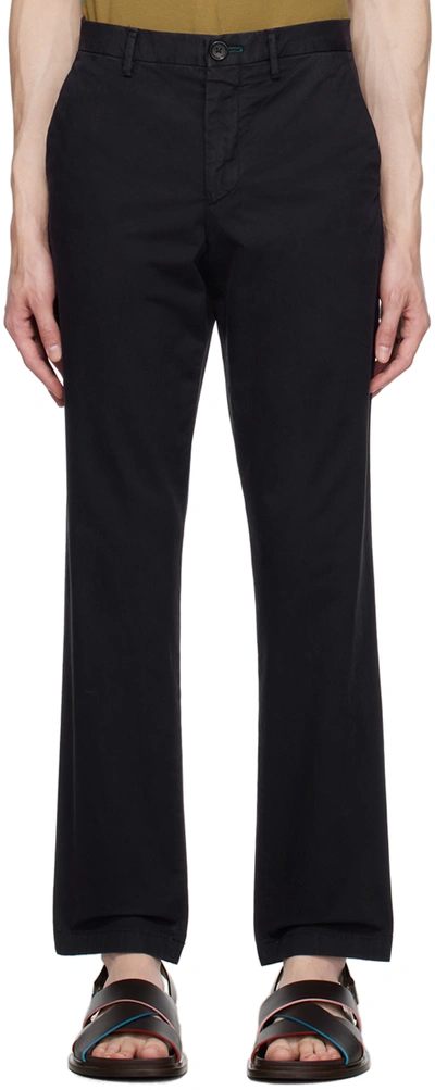 Ps By Paul Smith Navy Slim Fit Trousers In 49 Blues