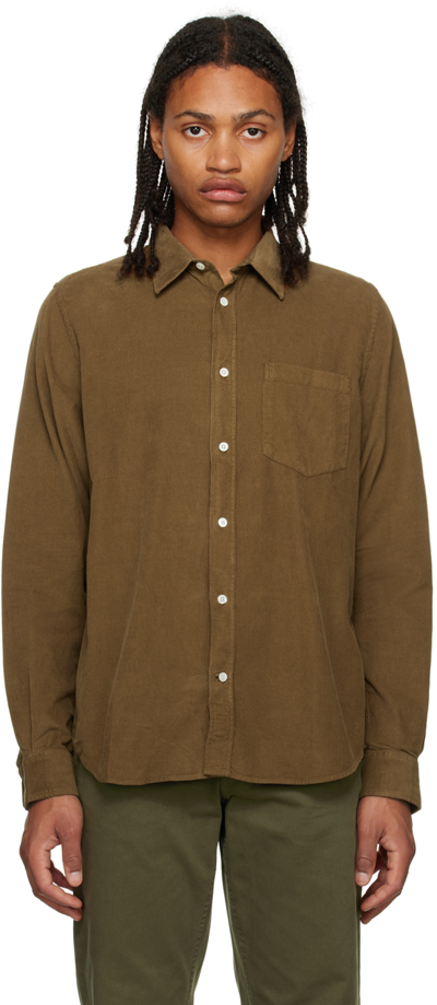Norse Projects Tan Osvald Shirt In Brown