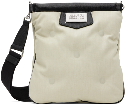 Maison Margiela Off-white Glam Slam Sport Bag In H9677 Greige