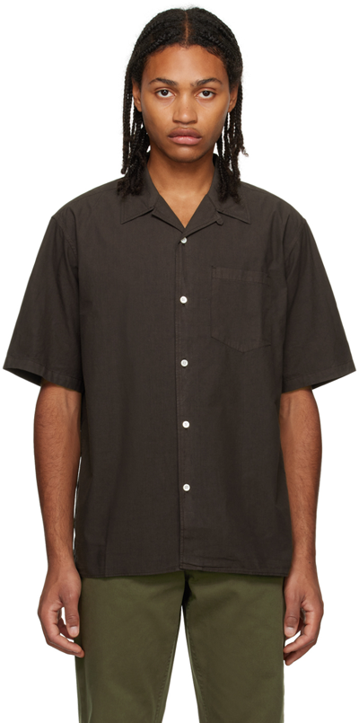 Norse Projects Brown Carsten Shirt In Espresso