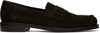 DRAKE'S BROWN CHARLES LOAFERS