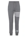 Thom Browne Engineered 4 Bar Jersey Sweatpant In Gray