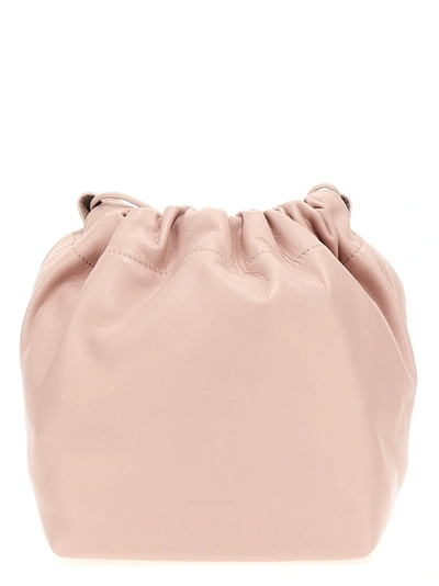 JIL SANDER DUMPLING CROSSBODY BAGS PINK