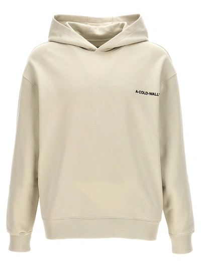 A-cold-wall* Essential Small Logo Hoodie In Bone
