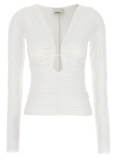 Isabel Marant Laura Top In White